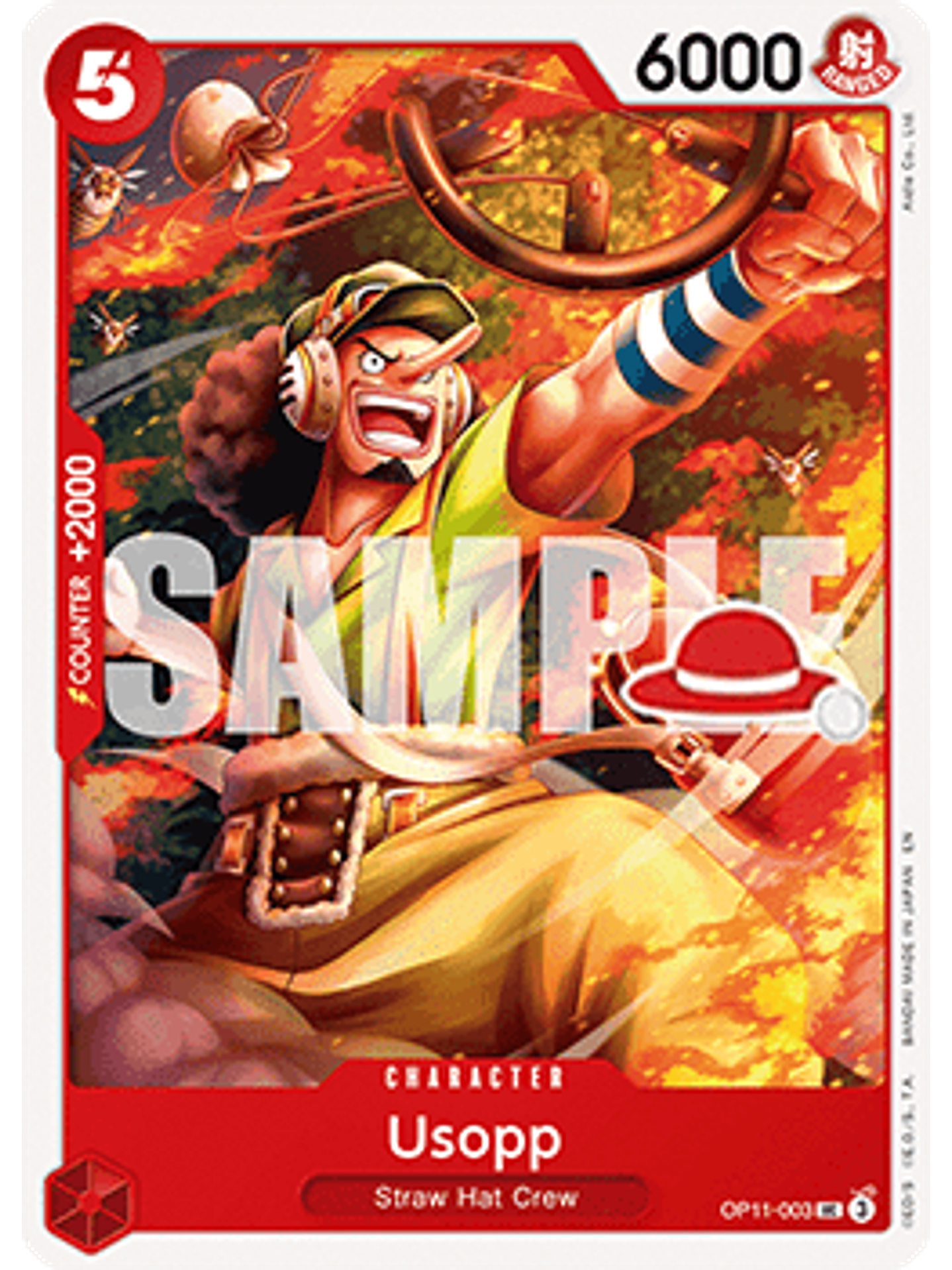 OP11-003 U Usopp (Luffy Deck) 1