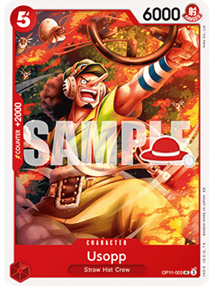 OP11-003 U Usopp (Luffy Deck) 1