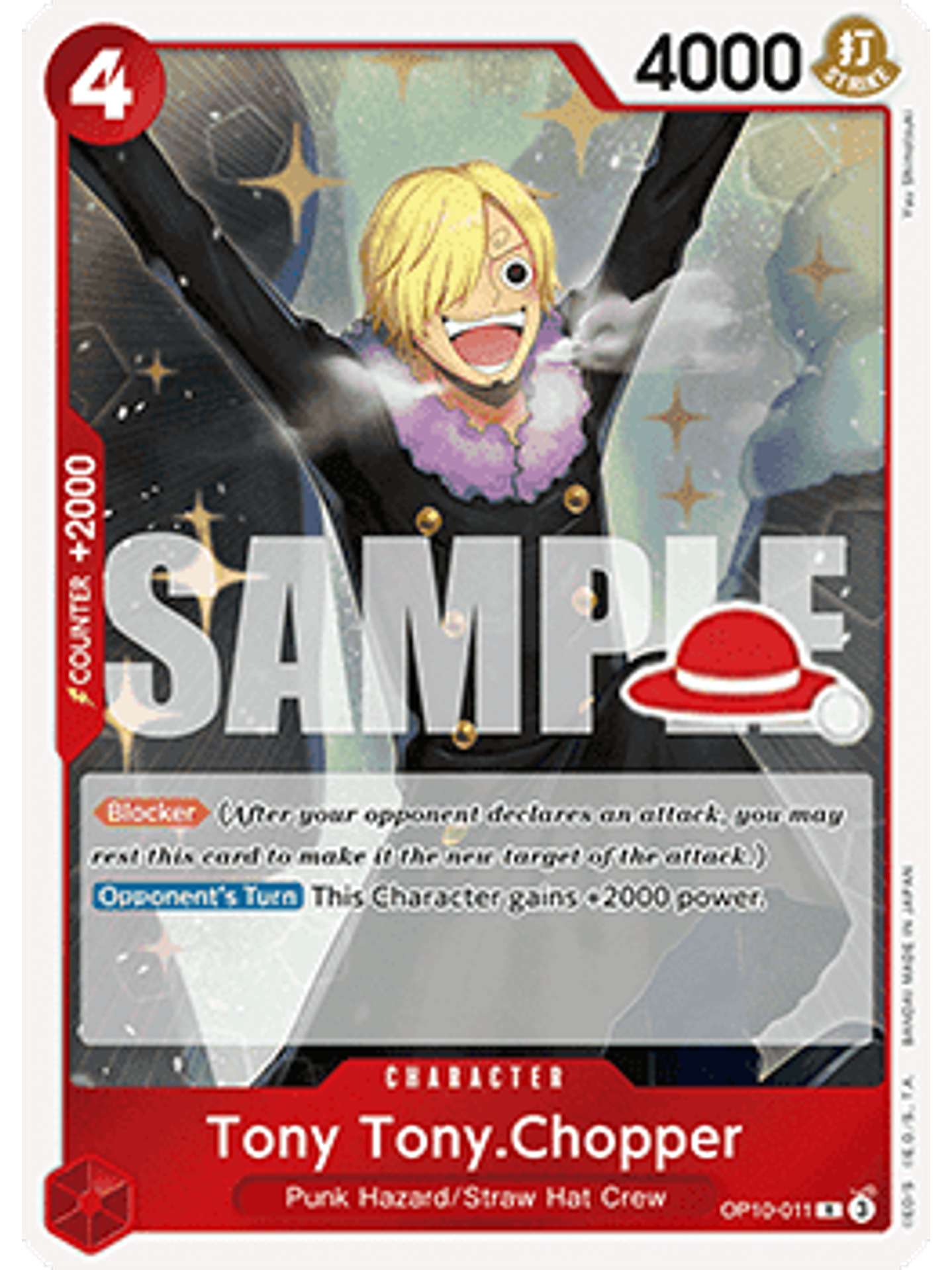 OP10-011 R Tony Tony.Chopper (Luffy Deck) 1