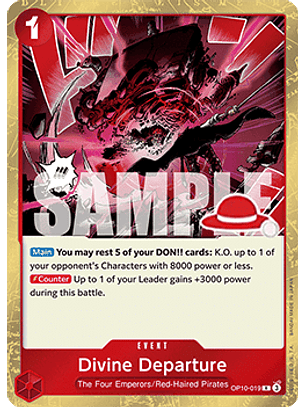 OP10-019 R Divine Departure (Luffy Deck)