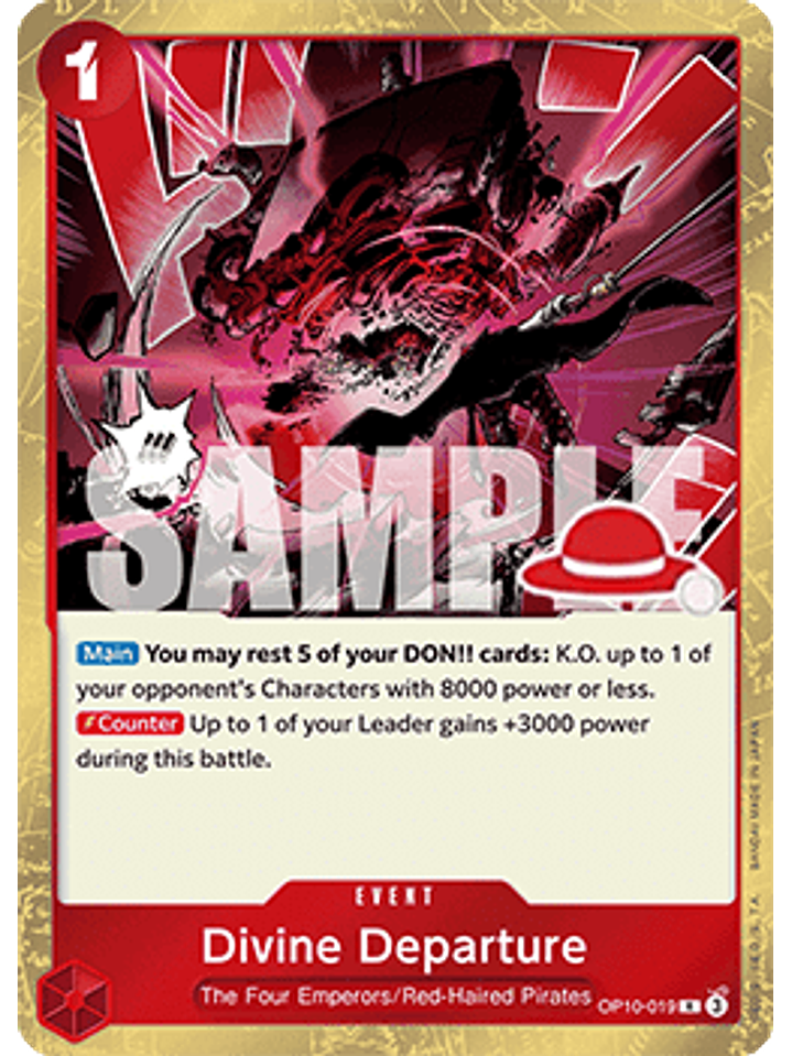 OP10-019 R Divine Departure (Luffy Deck) 1