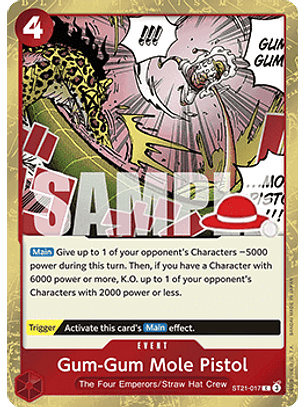 ST21-017 C Gum-Gum Mole Pistol (Luffy Deck)