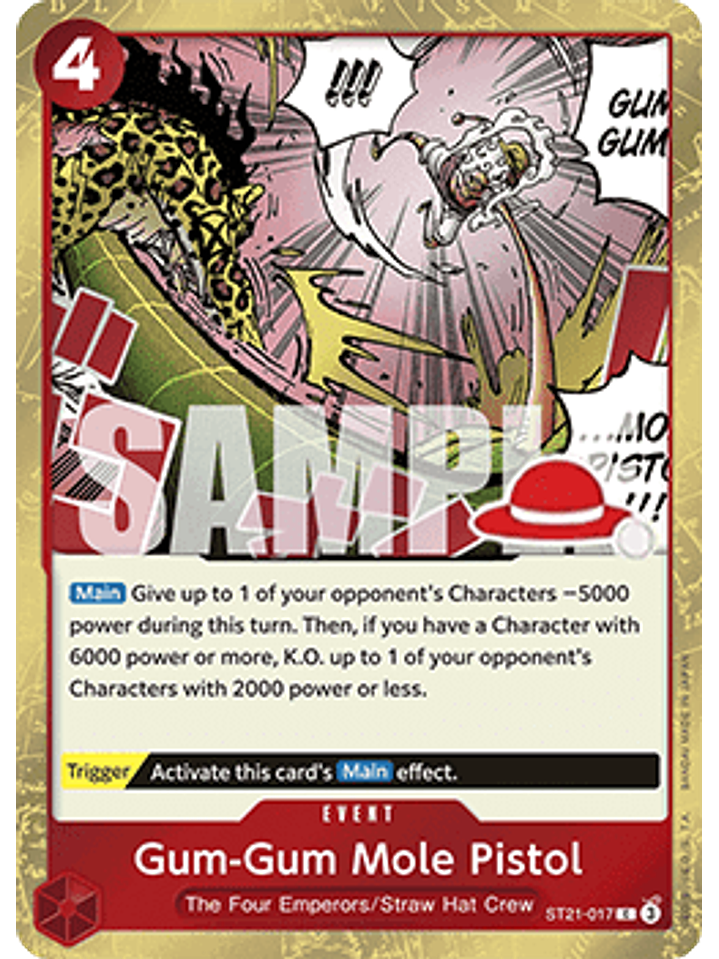 ST21-017 C Gum-Gum Mole Pistol (Luffy Deck) 1