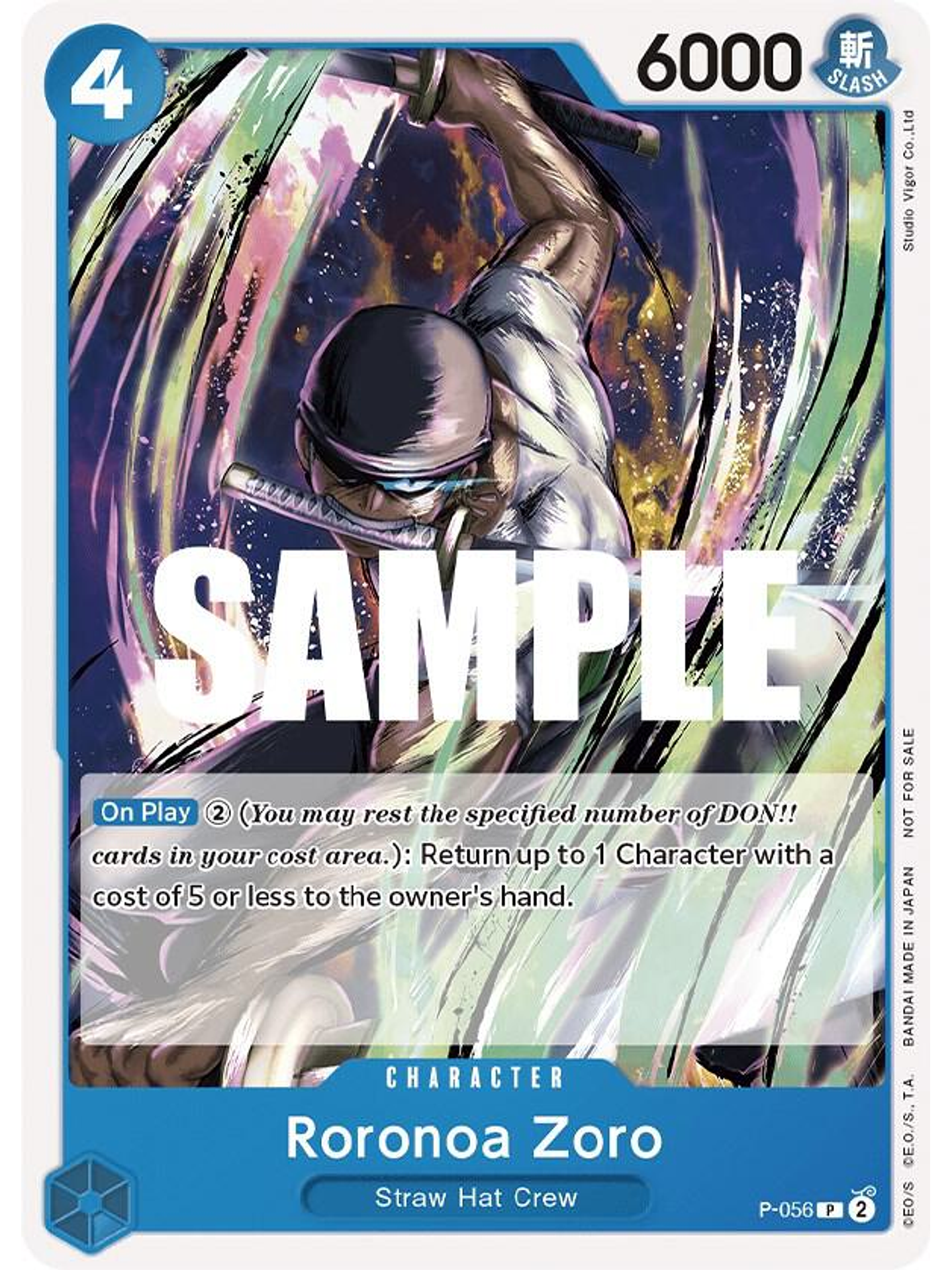 P-056 P Roronoa Zoro (Nami Deck) 1