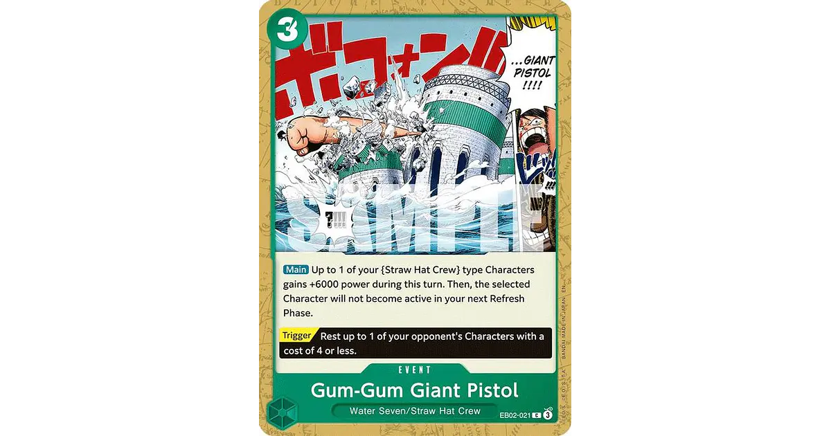 EB02-021 C Gum-Gum Giant Pistol (Zoro Deck)