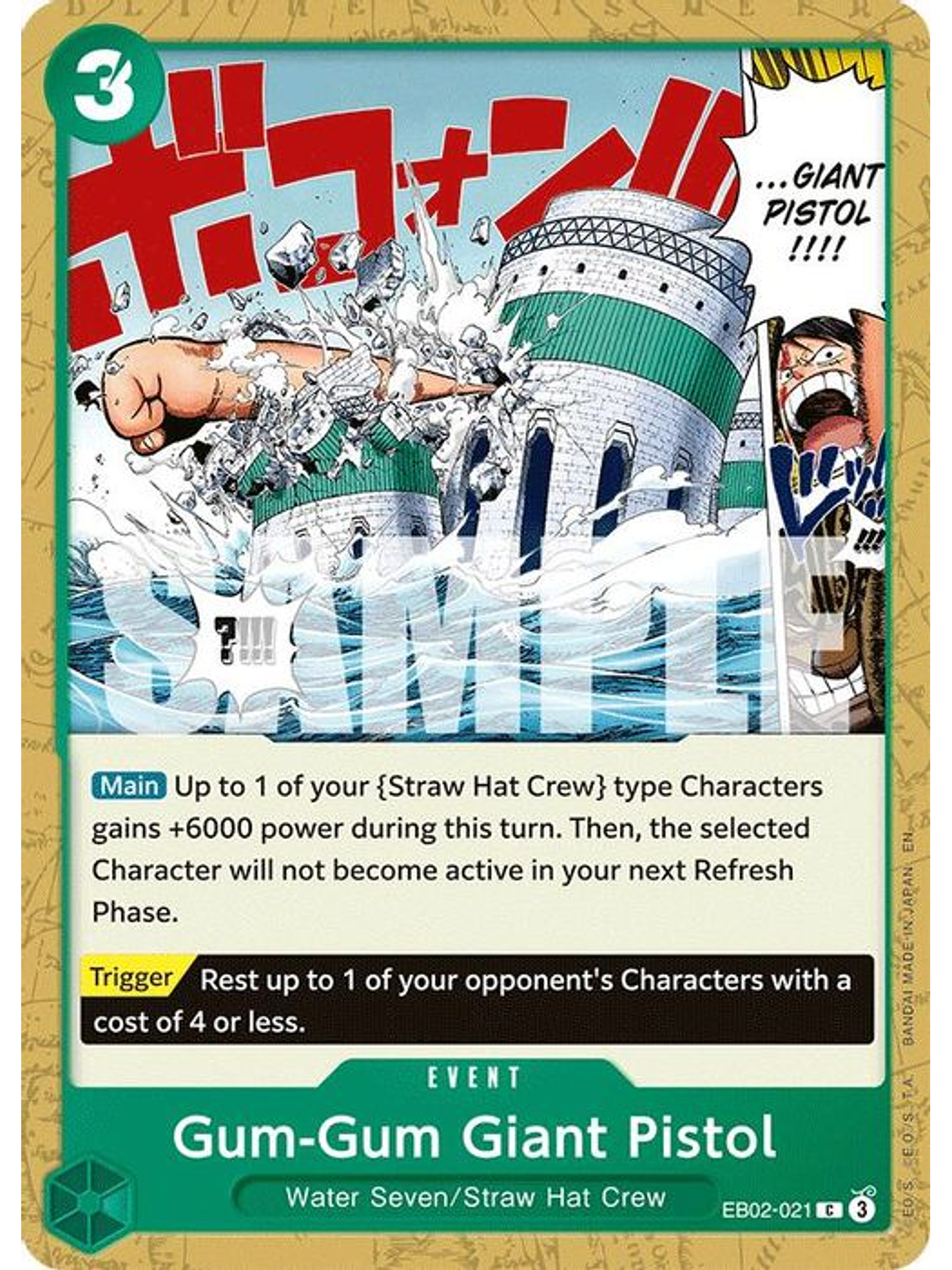 EB02-021 C Gum-Gum Giant Pistol (Zoro Deck) 1