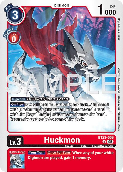BT23-006 R Huckmon