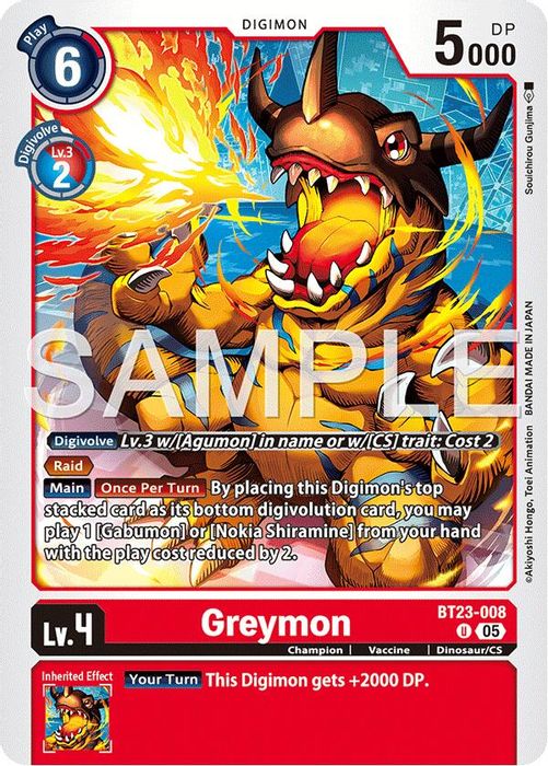 BT23-008 U Greymon