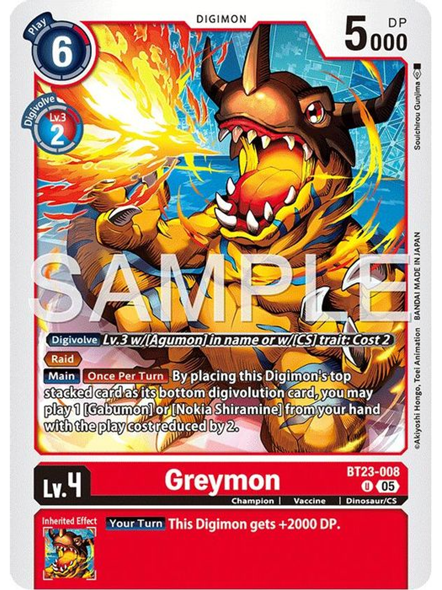 BT23-008 U Greymon 1