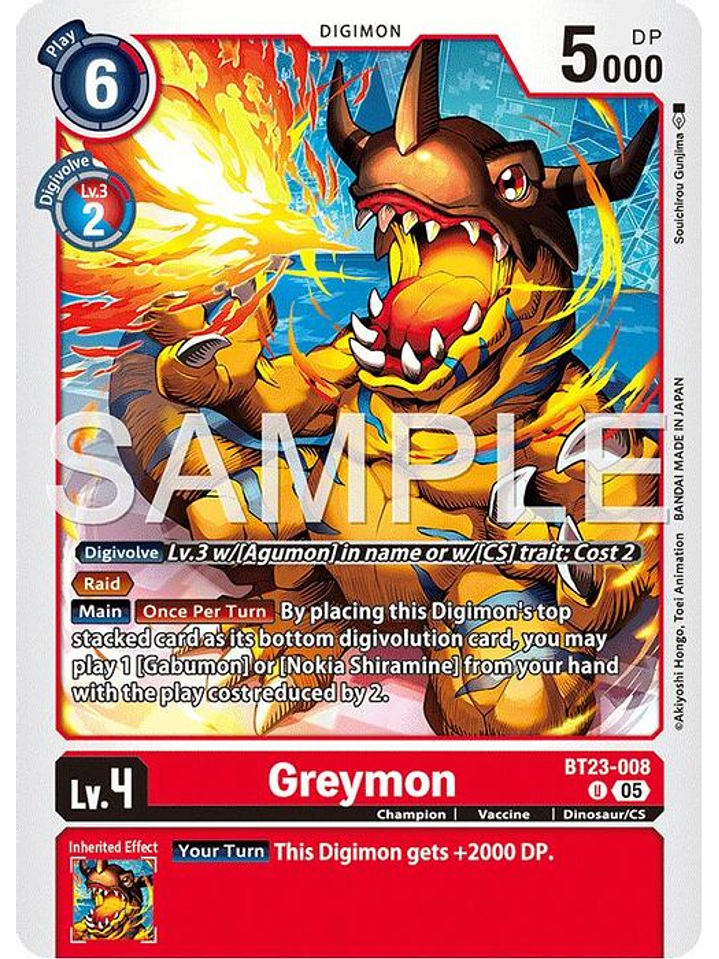 BT23-008 U Greymon 1