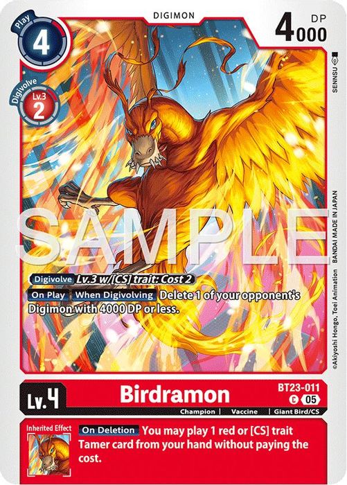 BT23-011 C Birdramon