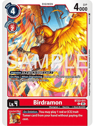 BT23-011 C Birdramon