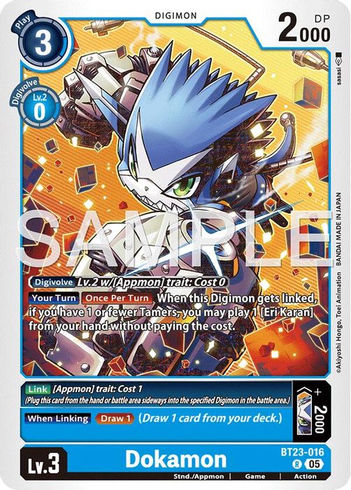 BT23-016 R Dokamon
