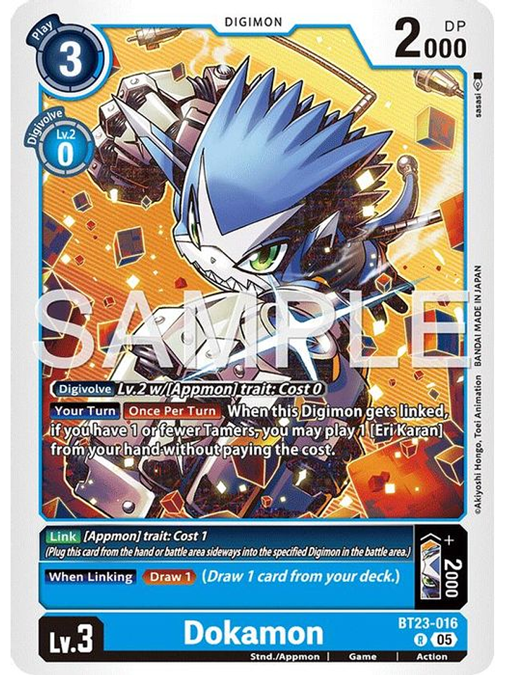 BT23-016 R Dokamon 1