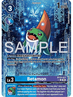 BT23-017 (Alternate Art) Betamon