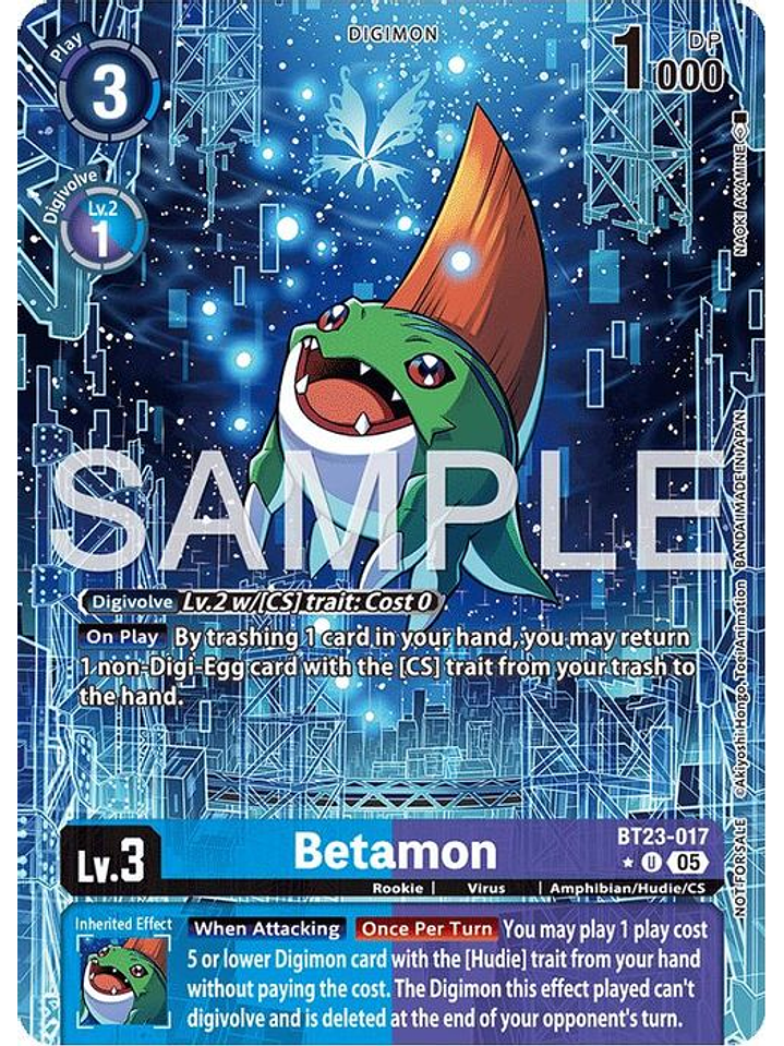 BT23-017 (Alternate Art) Betamon 1