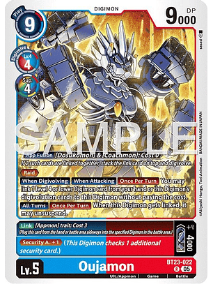 BT23-022 R Oujamon