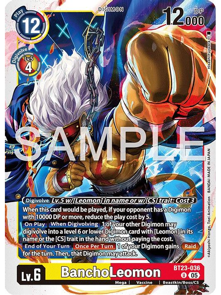 BT23-036 U BanchoLeomon 1