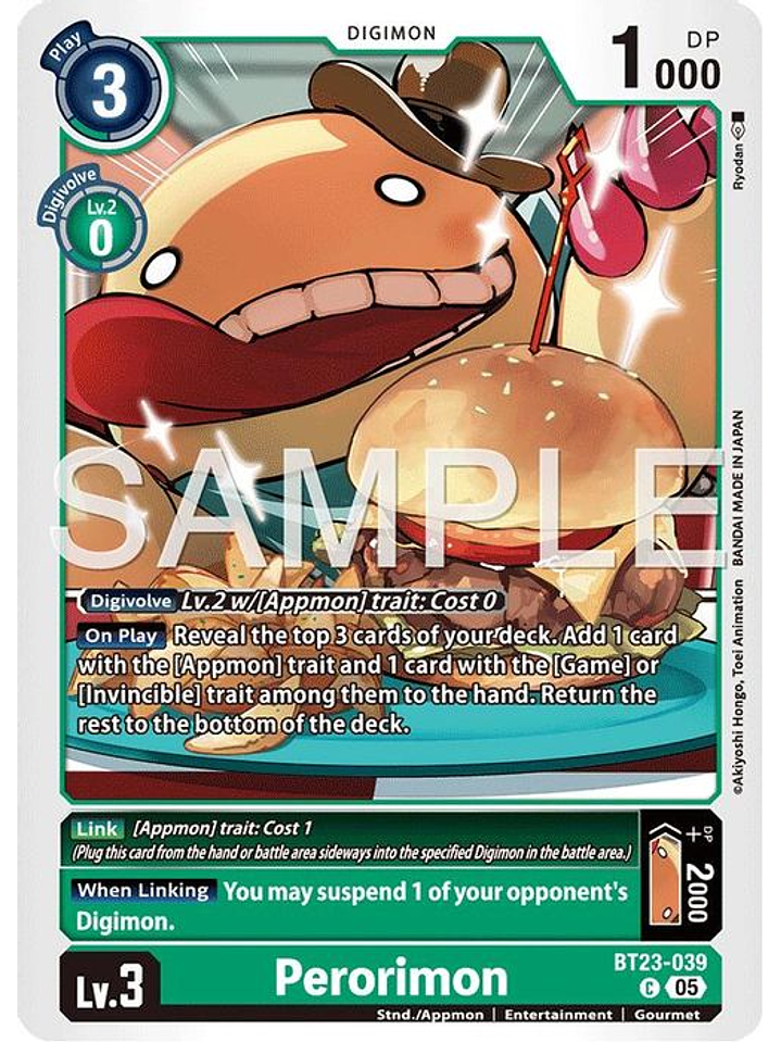 BT23-039 C Perorimon 1