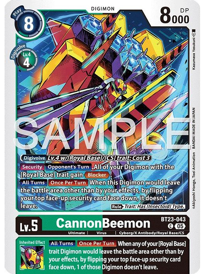BT23-043 C CannonBeemon 1