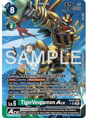 BT23-045 (Alternate Art) TigerVespamon ACE