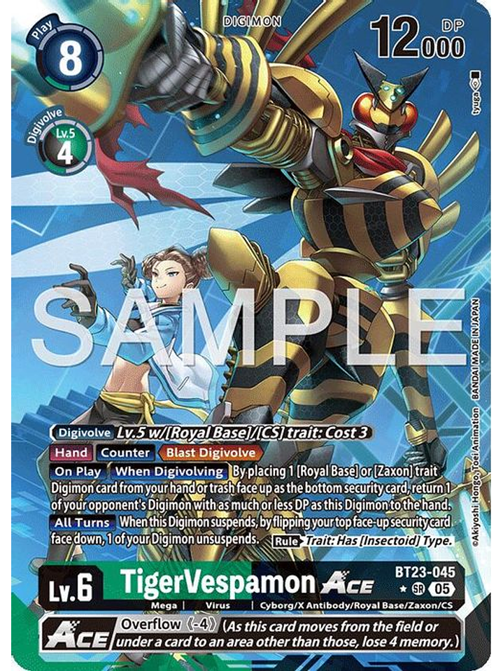 BT23-045 (Alternate Art) TigerVespamon ACE 1
