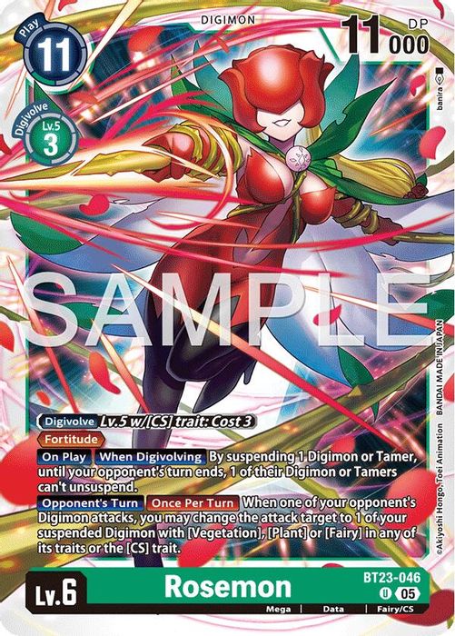 BT23-046 U Rosemon
