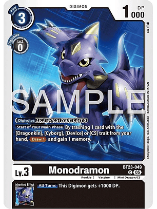 BT23-049 C Monodramon