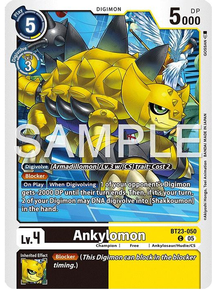 BT23-050 C Ankylomon 1