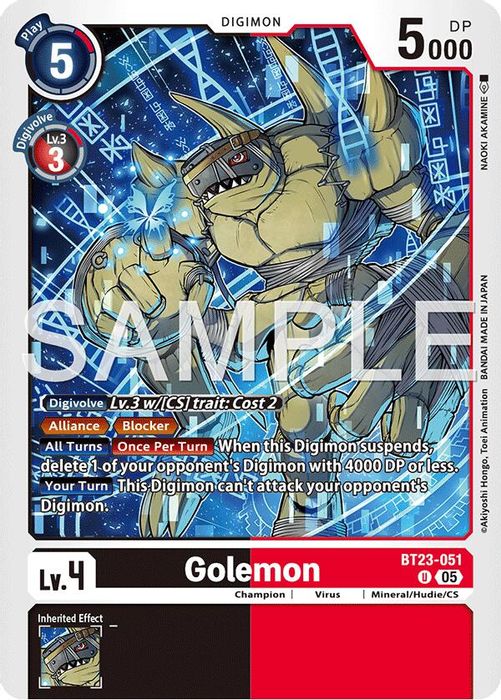 BT23-051 U Golemon