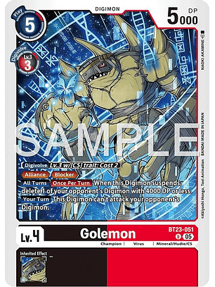 BT23-051 U Golemon