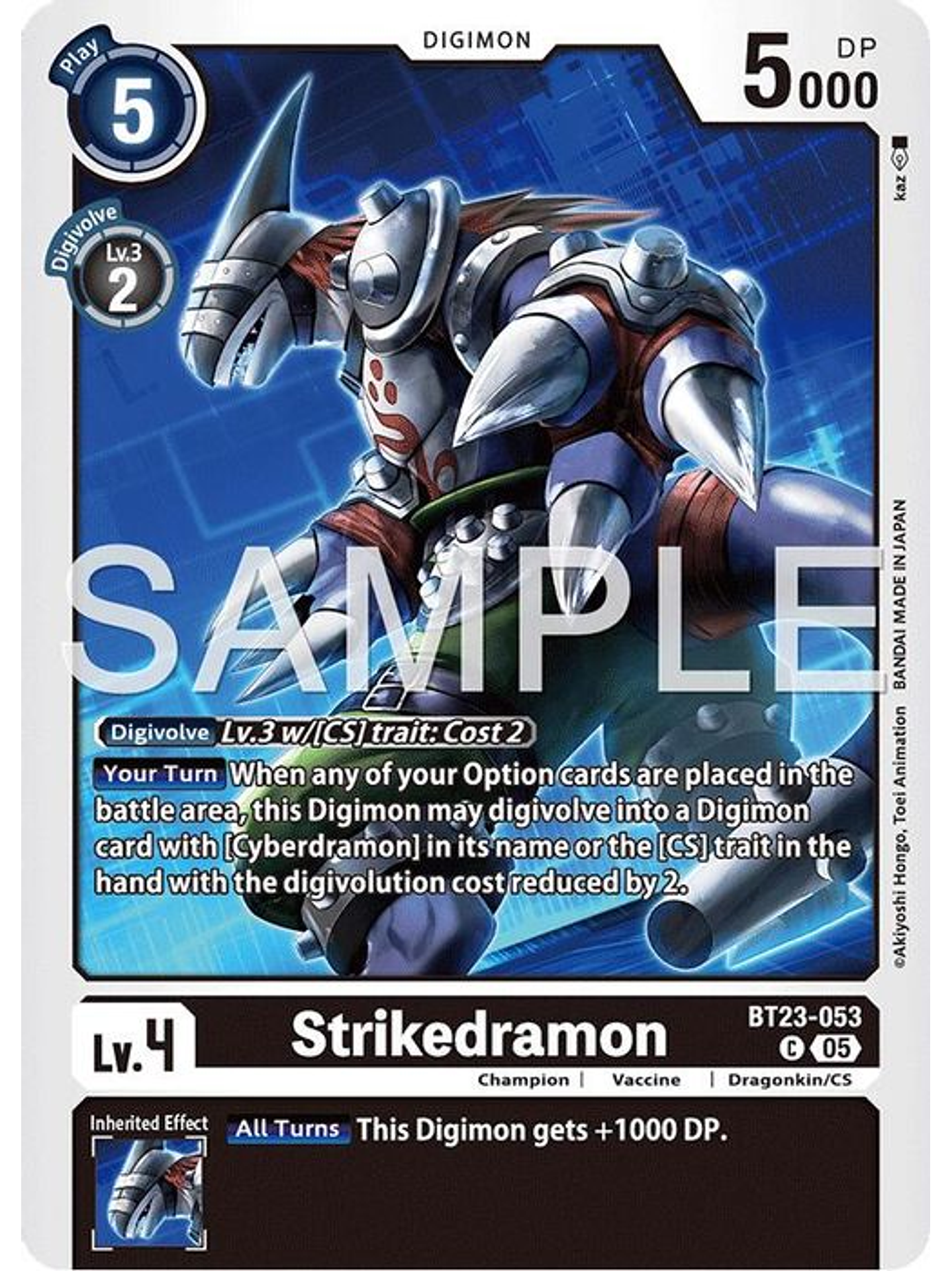 BT23-053 C Strikedramon 1