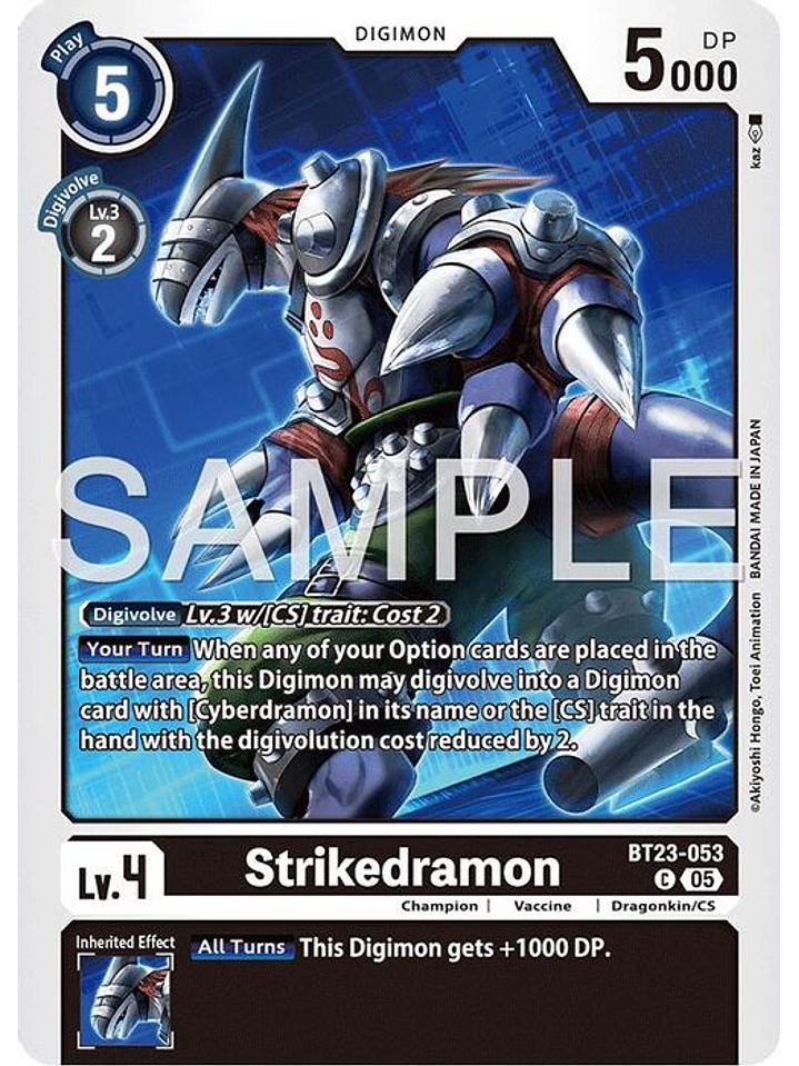 BT23-053 C Strikedramon 1