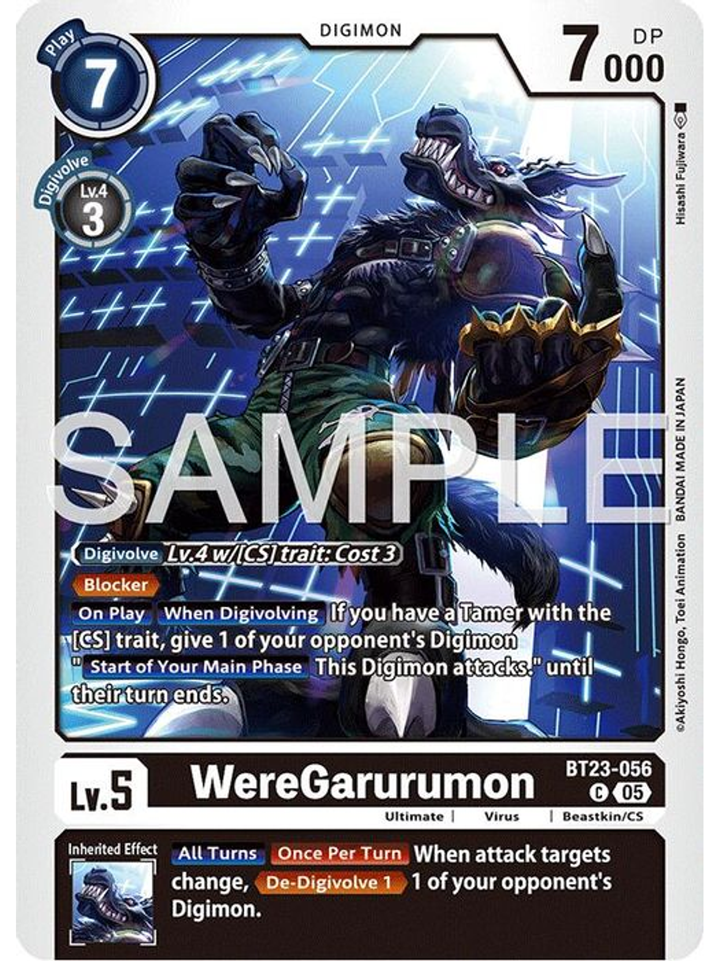 BT23-056 C WereGarurumon 1