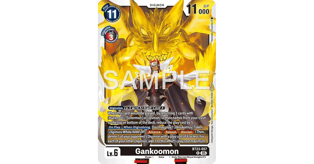 BT23-057 R Gankoomon