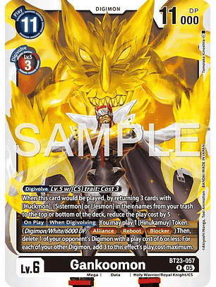 BT23-057 R Gankoomon