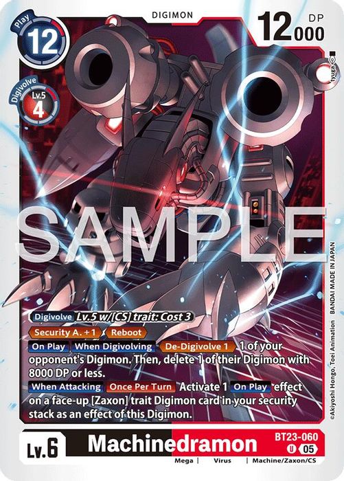 BT23-060 U Machinedramon