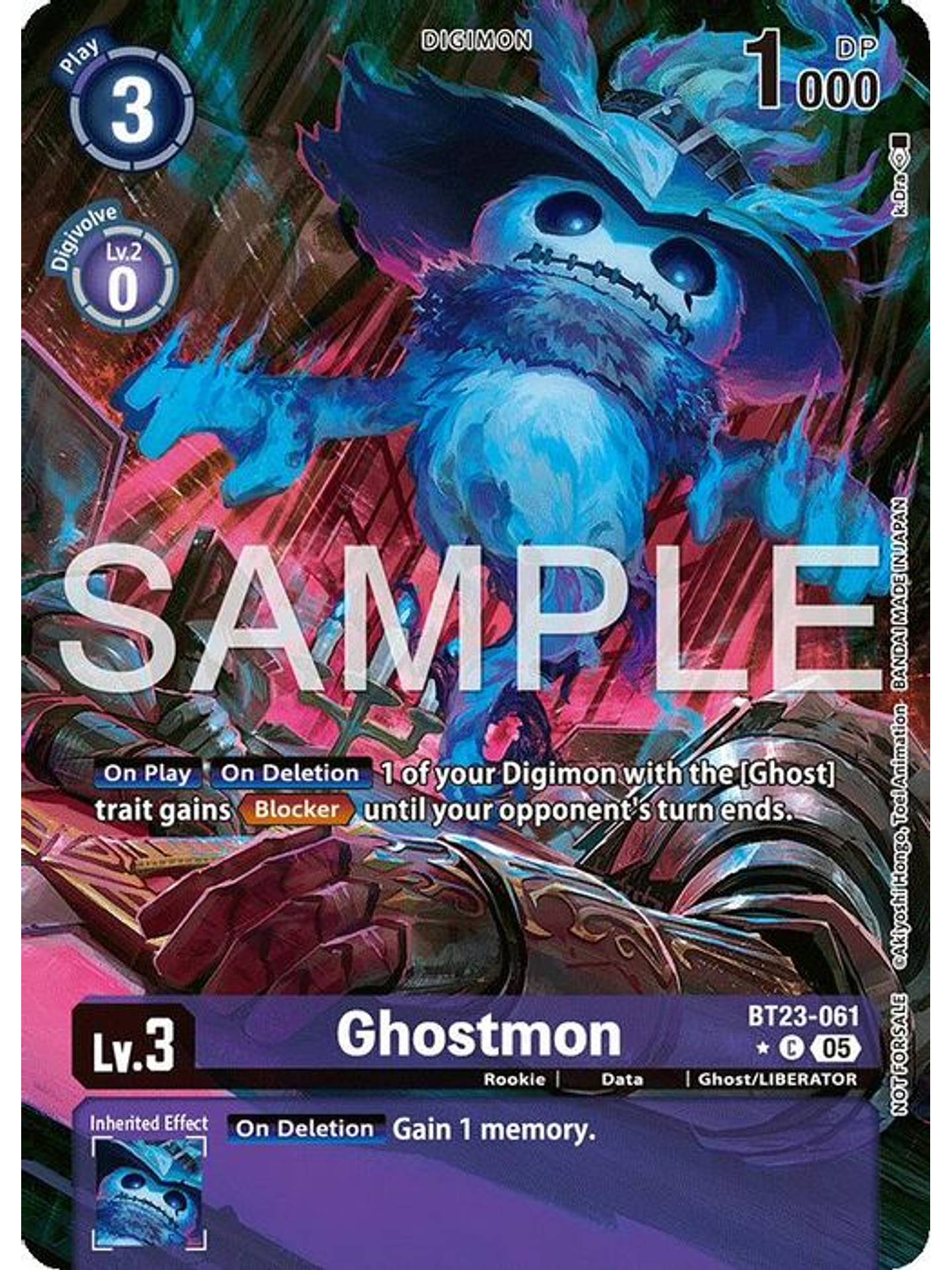 BT23-061 (Alternate Art) Ghostmon 1