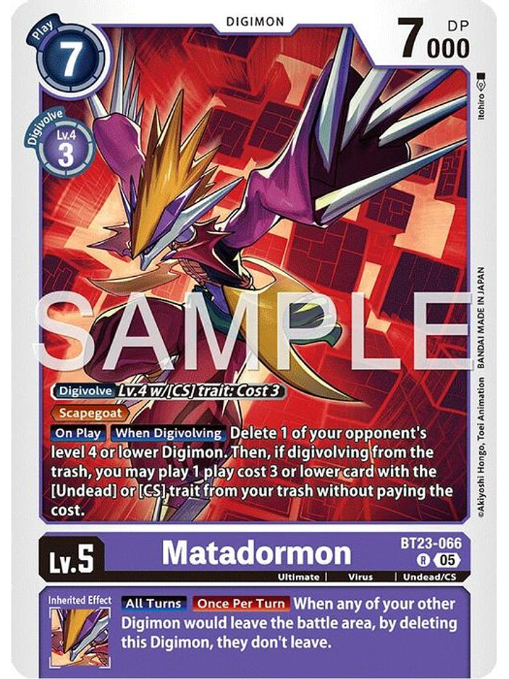 BT23-066 R Matadormon 1