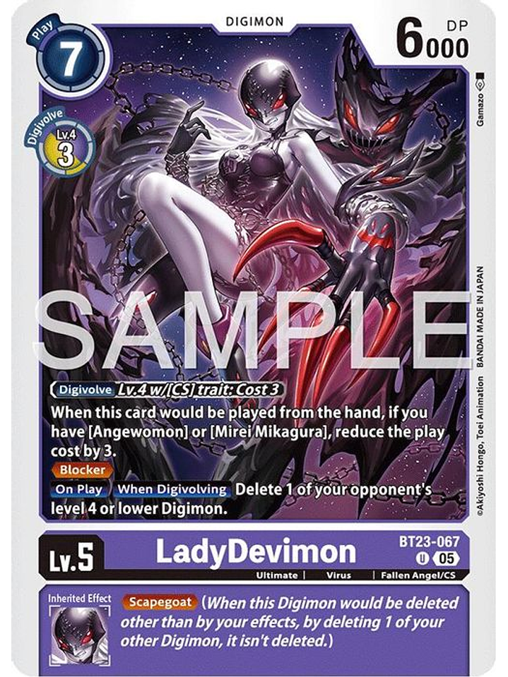 BT23-067 U LadyDevimon 1