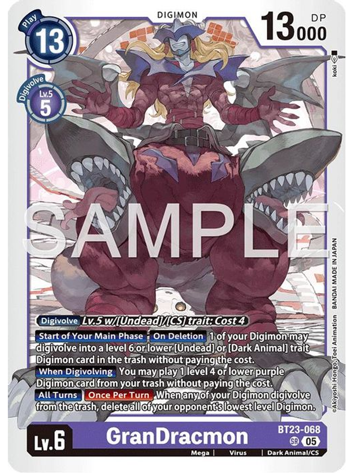 BT23-068 SR GranDracmon 1