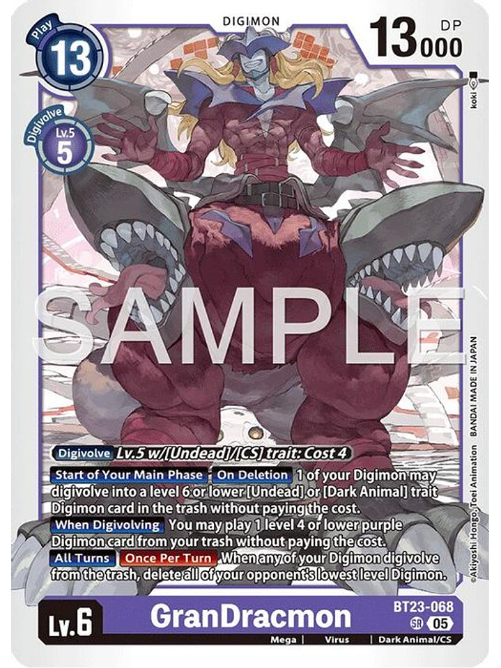 BT23-068 SR GranDracmon 1