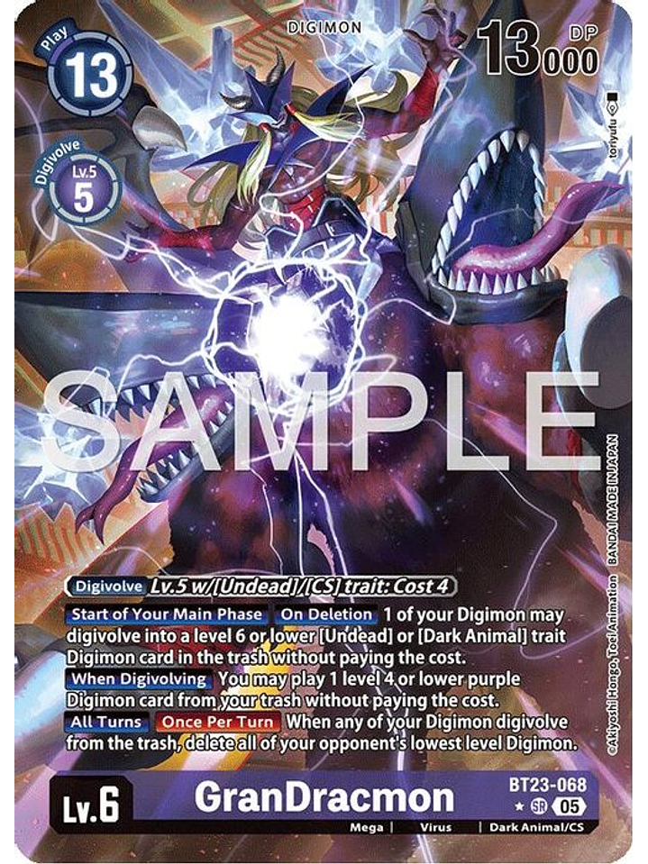 BT23-068 (Alternate Art) GranDracmon 1
