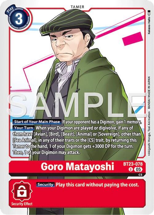 BT23-078 U Goro Matayoshi