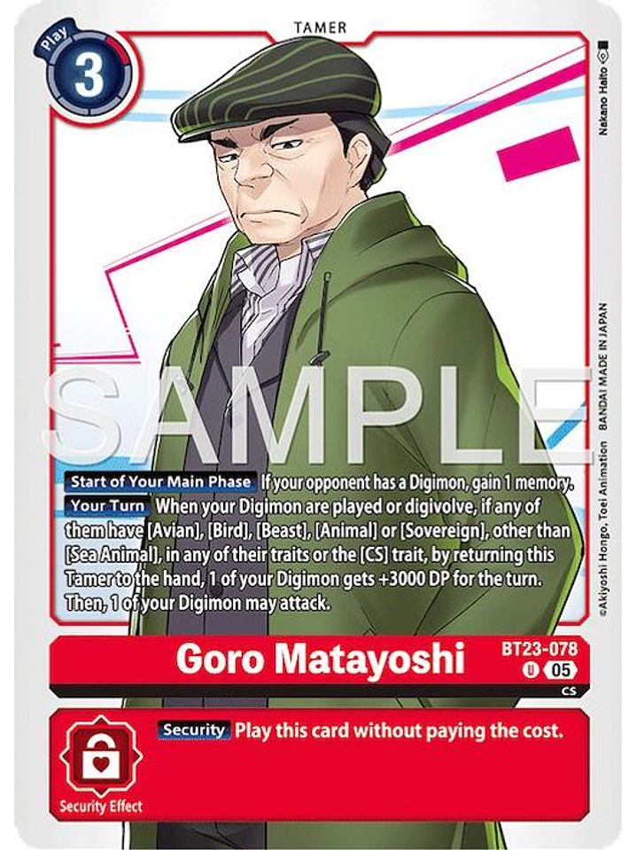 BT23-078 U Goro Matayoshi 1