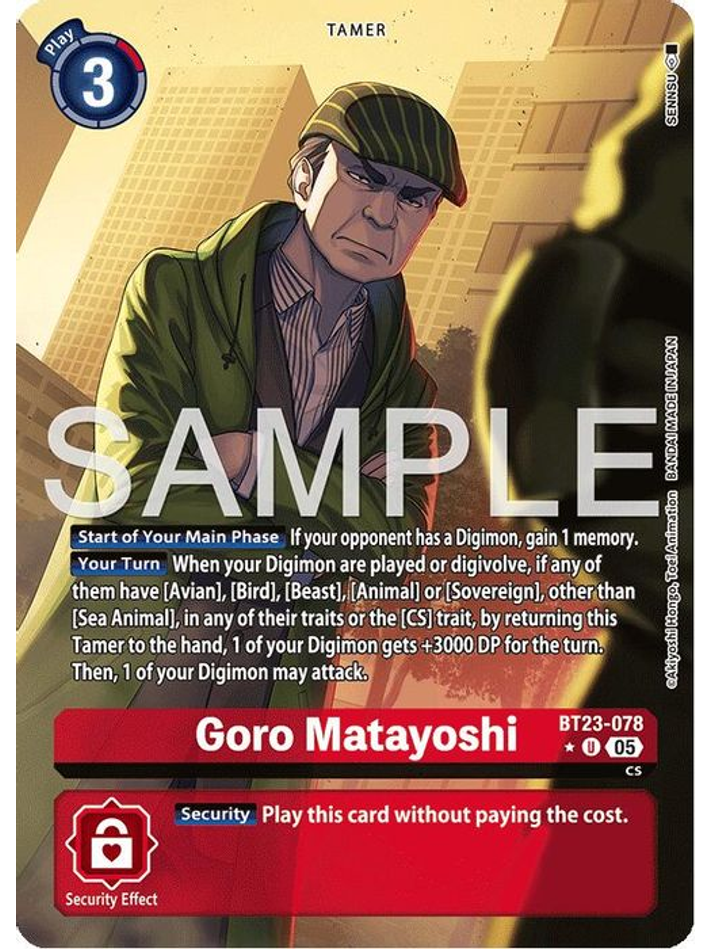 BT23-078 (Alternate Art) Goro Matayoshi 1