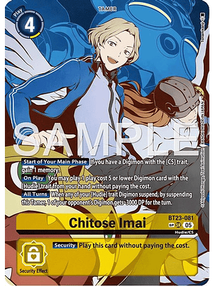 BT23-081 (Special Rare) Chitose Imai