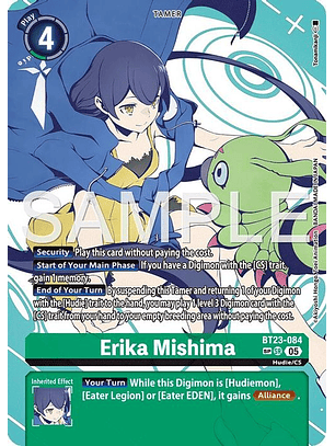 BT23-084 (Special Rare) Erika Mishima