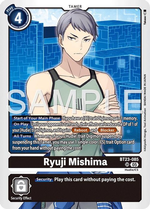 ryuji  BT23-085 SR Ryuji Mishima