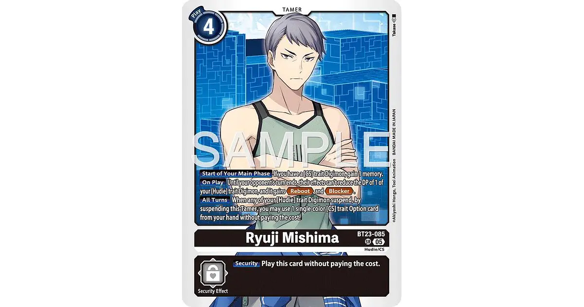 BT23-085 SR Ryuji Mishima